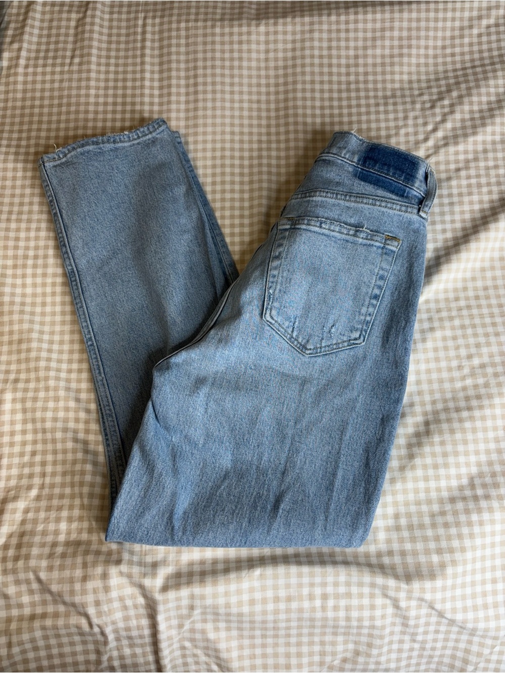 A&F The Dad High Rise Jeans in Curve Love